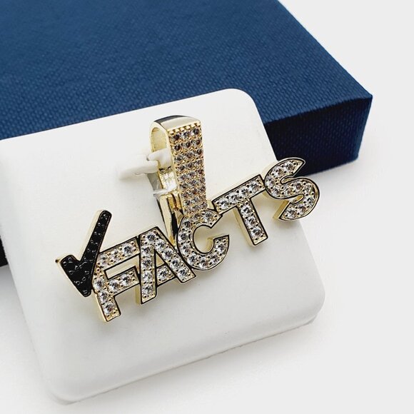 "14K Gold Plated Cubic Zircon Pendant, INUS1BR065 - Picture 3 of 9